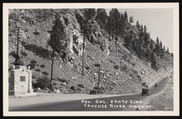Nevada-California state line, Truckee River Highway