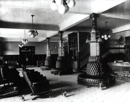 Interior of Goldfield Hotel lobby