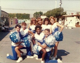 Cheerleaders, University of Nevada, circa late 1980s