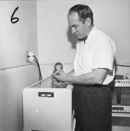 Primate laboratory, Dr. Donald E. Pickering, ca. 1965