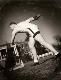 Track and field athlete, University of Nevada, circa 1945