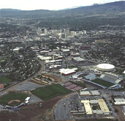 Aerial view of campus and downtown Reno, 2006