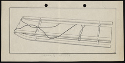 Sled drawing by L. Darling