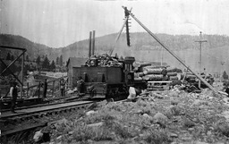 Logging train near Verdi, Nevada circa 1905