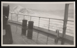 Wave in storm off coast of Canada taken from deck of RMS Antonia