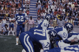 Football offense, University of Nevada, 1977