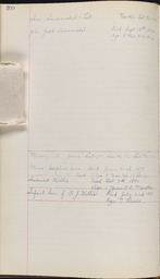 Cemetery Record, page 200