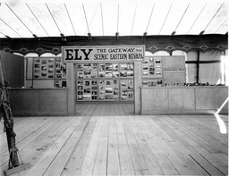Ely's exhibit, Transcontinental Highways Exposition, Reno, Nevada, 1927