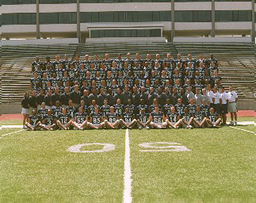 Football team, University of Nevada, 2002