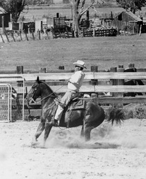 Don James at a horse show in Gardnerville