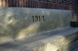 Bench, a gift from the 1914 graduating class, Jones Center, 2003