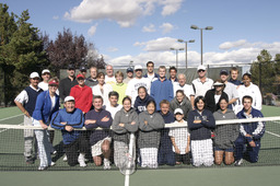 Men's and women's tennis teams, University of Nevada, 2005