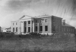 Mackay School of Mines Building construction, 1908