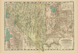The Century Atlas. Nevada and Utah
