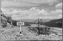 Donner Lake and Highway U.S. 40, circa 1940s