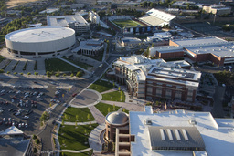 Aerial view of Gateway Plaza, 2010