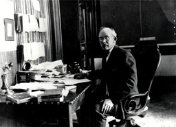 University President Joseph E. Stubbs, President's Office, ca. 1910