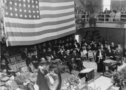 Class of 1934 Commencement, Virginia Street Gymnasium, 1934