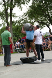 Harri-jatsotzea demonstration at the 2021 Basque Festival in Elko 12