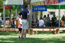 La Cueva festival tent