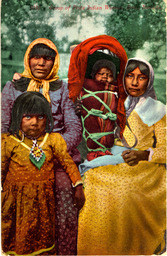 Group of Piute Indian Women, Reno, Nevada