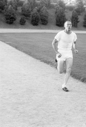 Track and field and football coach Richard Dankworth, ca. 1958