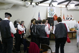 Choir singing at Basque mass