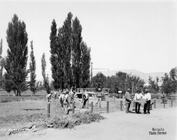 Men working in Idlewild Park, Reno, Nevada, August 28, 1926