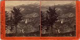 The Vernal and Nevada Falls, from Glacier Point, Yosemite Valley