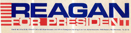 Bumper sticker, Ronald Reagan's presidential campaign, 1976