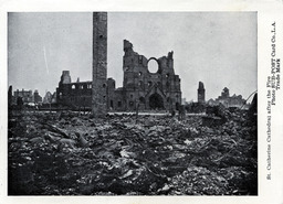 St. Catherine Cathedral after the fire