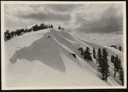 Snow cornices at head of Joe Gray Canyon, Lake Tahoe, copy 1