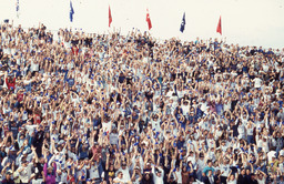 Football fans, University of Nevada, circa 1990