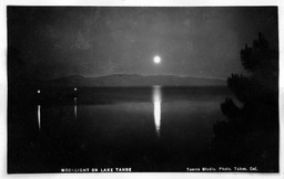 Moonlight on Lake Tahoe