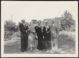 Dr. Church with others at Holly High School class of 1887 reunion