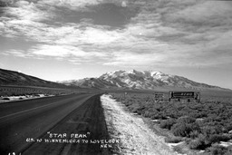 Star Peak. U.S. 40 Winnemucca to Lovelock, Nevada, circa 1940s