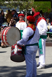 Marching band drummers