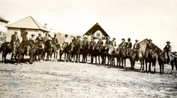Posse, nineteen men on horseback