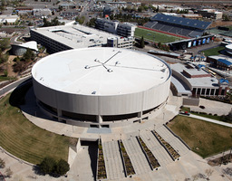 Aerial View of Lawlor Events Center and Mackay Stadium, 2009