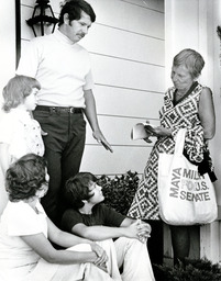 Photograph for Maya Miller's  U.S. Senate campaign brochure, 1974