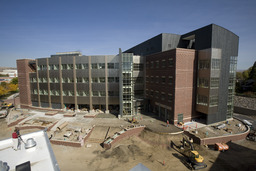 Davidson Mathematics and Science Center construction,10/22/2009