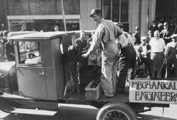 Homecoming Parade, downtown Reno, 1929
