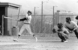 Baseball player, University of Nevada, 1980