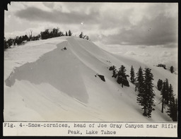 Snow cornices at head of Joe Gray Canyon, Lake Tahoe, copy 2