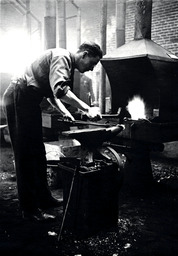 Forging and Blacksmithing Class, 1920