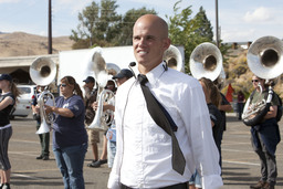 Faculty, Lecturer of Music and Director of Marching/Athletic Bands Dr. William Plenk, 2011