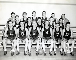 Men's basketball team, University of Nevada, 1946