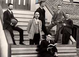 Chemistry students, Morrill Hall, 1888