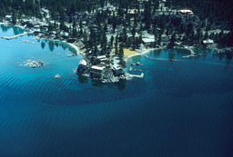 Skyland, Lake Tahoe aerial view, looking East, 1965