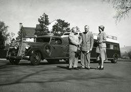 Zephyr trailer with University President Malcolm Love, April 1951